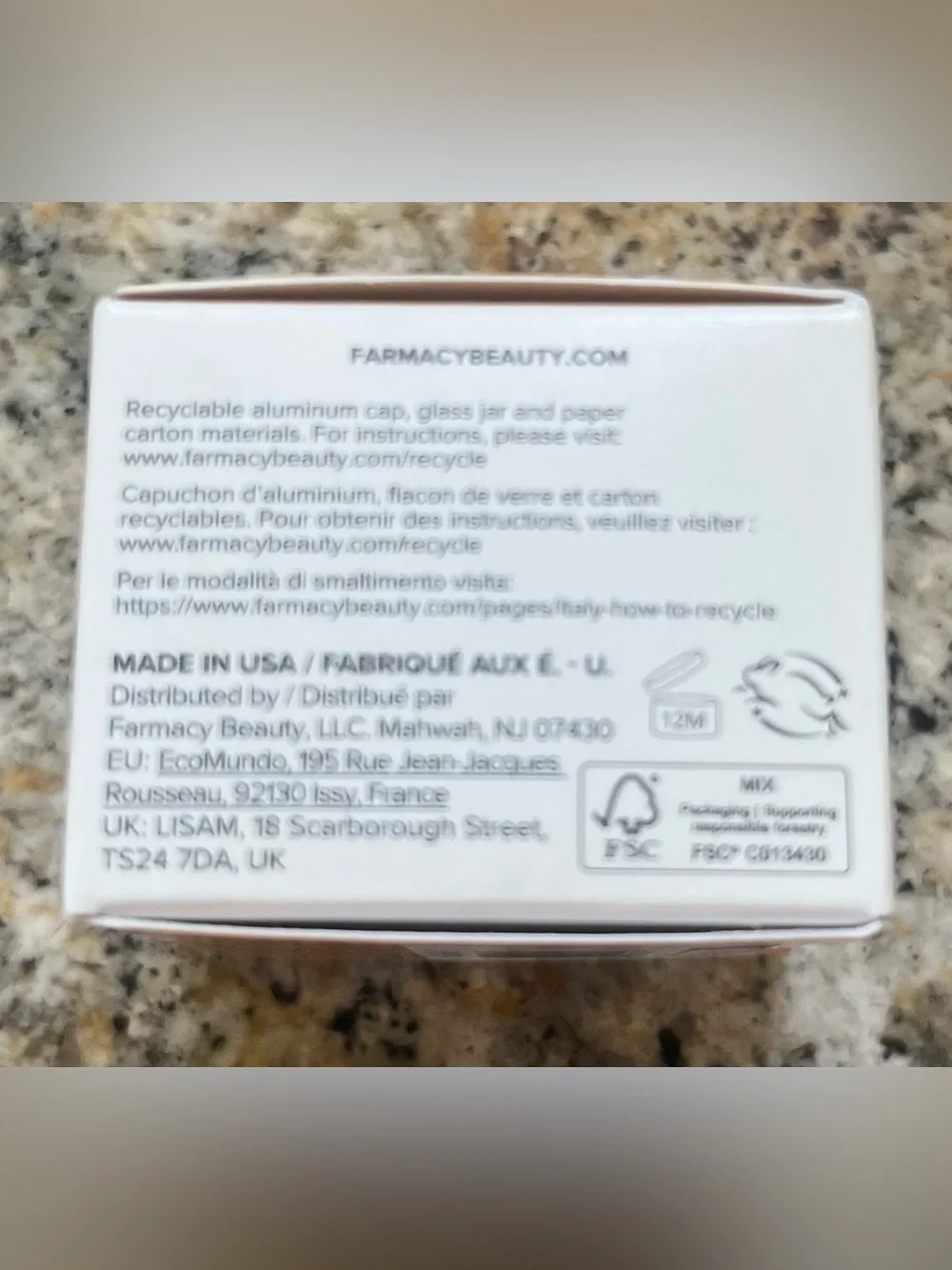 Farmacy Honey Vanilla Lip Smoothie Balm - Yellow